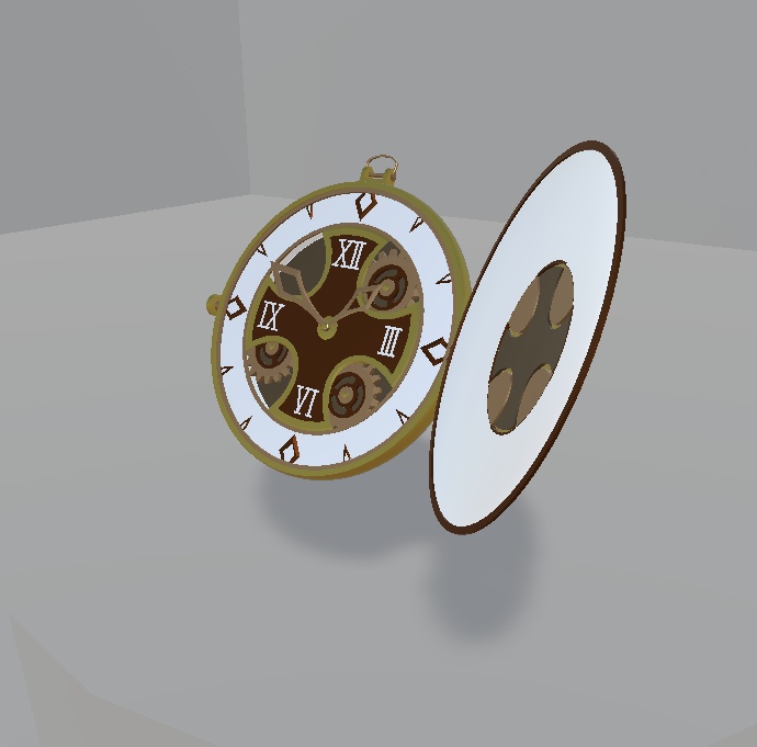 Steampunk Pocket watch (スチームパンク懐中時計)