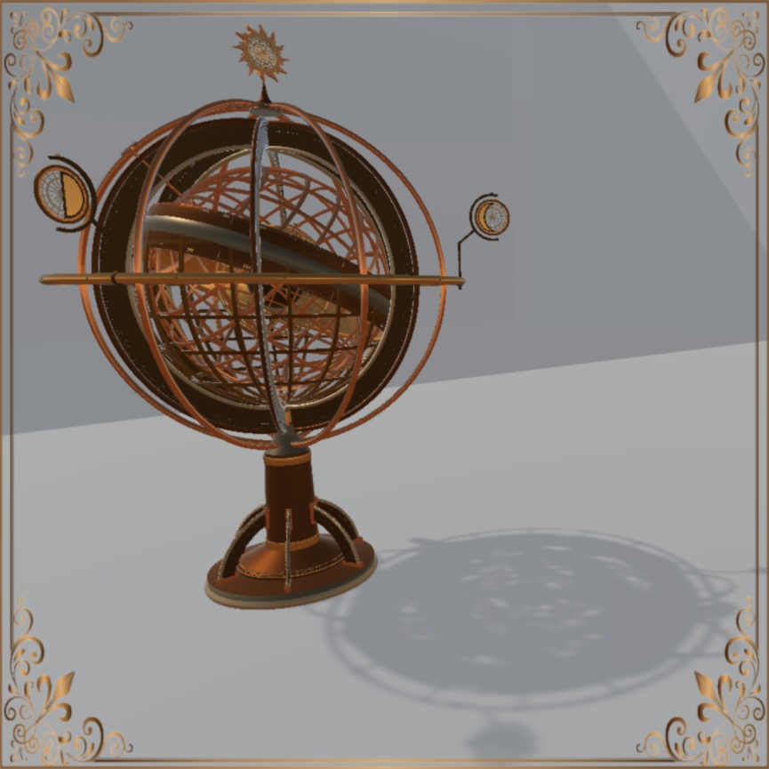 Steampunk Globe (スチームパンク地球儀)