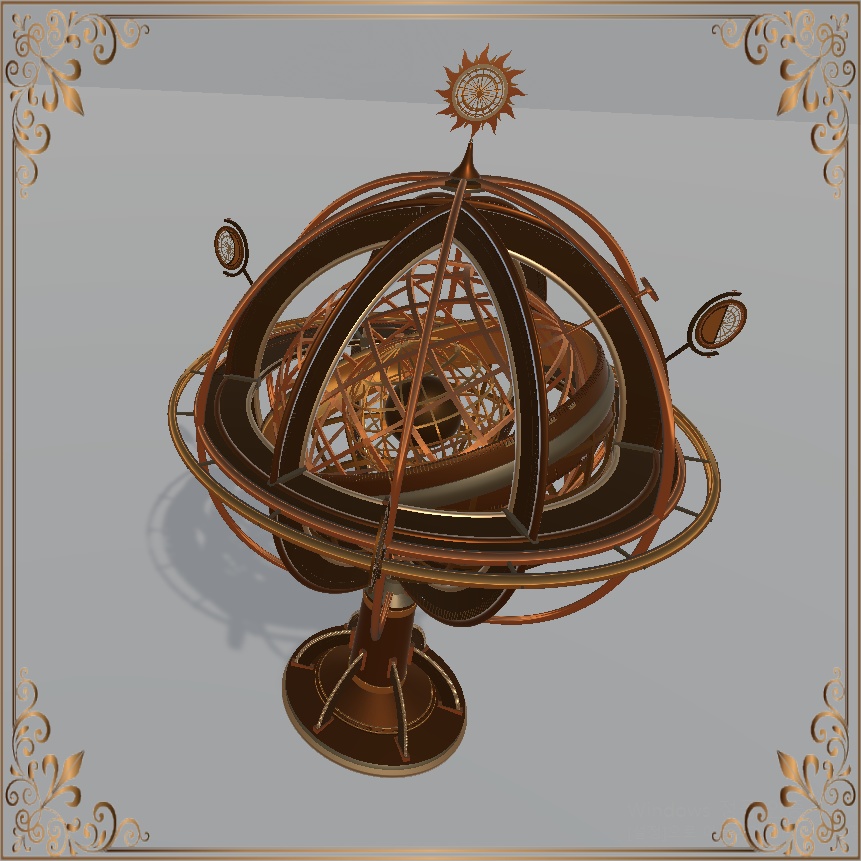 Steampunk Globe (スチームパンク地球儀)