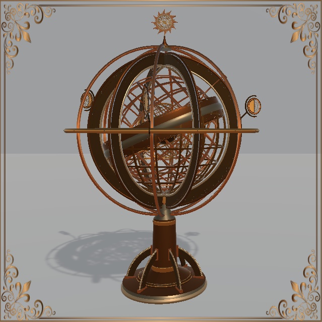 Steampunk Globe (スチームパンク地球儀) - marchhare's general store ...