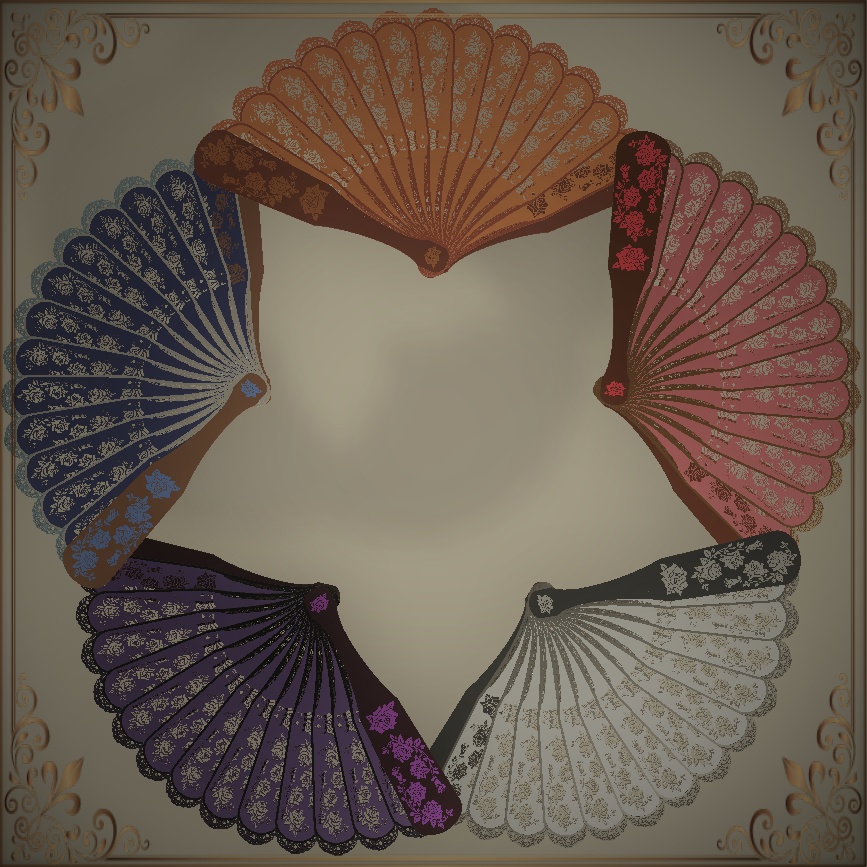 The aristocratic style fan (貴族風扇子)