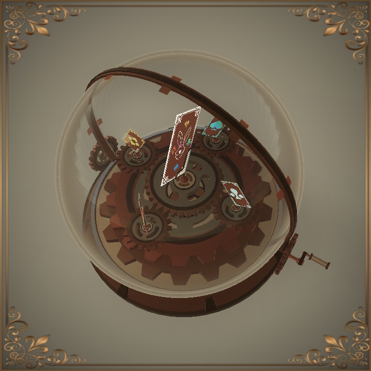 Steampunk Trump Globe Orgel (スチームパンク·トランプ·グローブ·オルゴール)