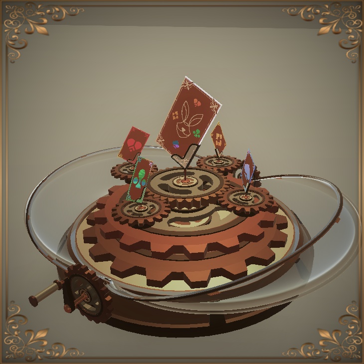 Steampunk Trump Globe Orgel (スチームパンク·トランプ·グローブ·オルゴール)