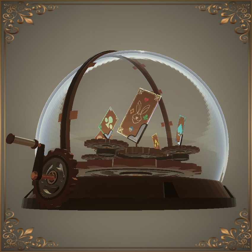 Steampunk Trump Globe Orgel (スチームパンク·トランプ·グローブ·オルゴール)