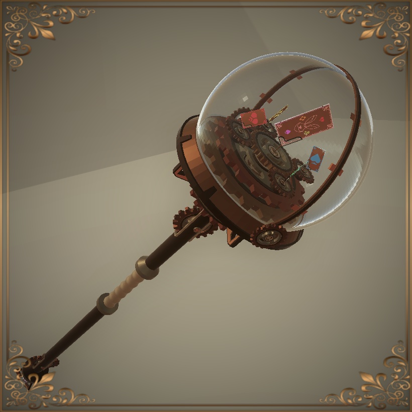 Steampunk Trump Orgel Staff (スチームパンク·トランプ·オルゴールスタッフ)
