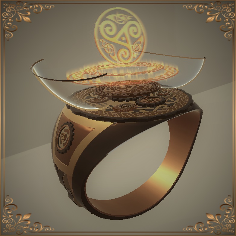 Steampunk wizardry ring (スチームパンク魔法指輪)