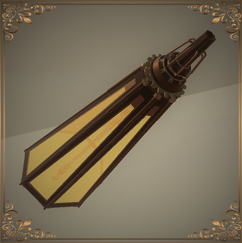 Steampunk umbrella (スチームパンク傘)