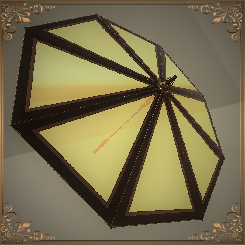 Steampunk umbrella (スチームパンク傘)