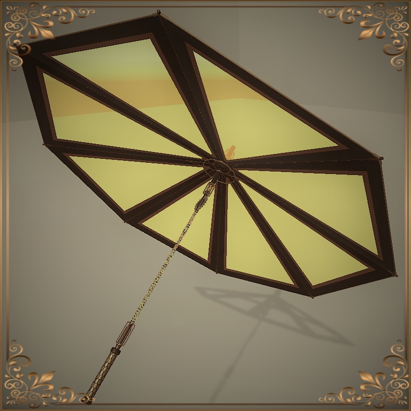 Steampunk umbrella (スチームパンク傘)
