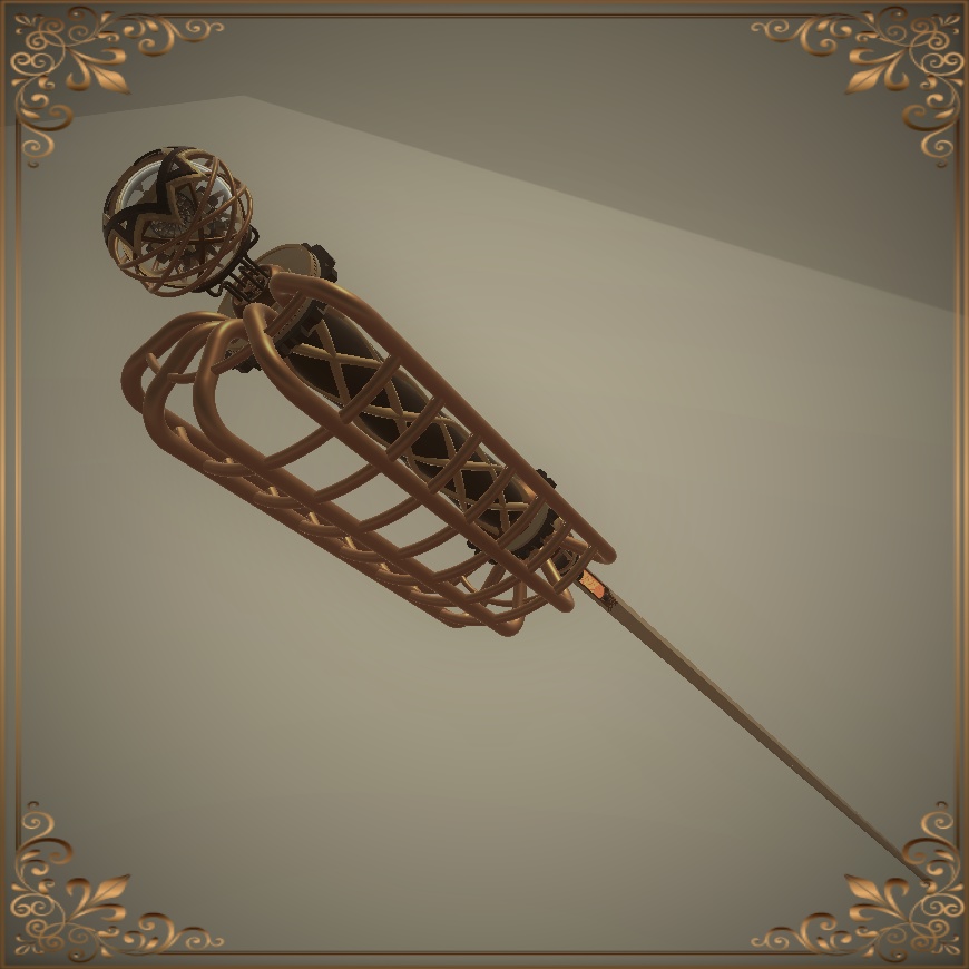 Steampunk combat cane (スチームパンク戦闘杖)