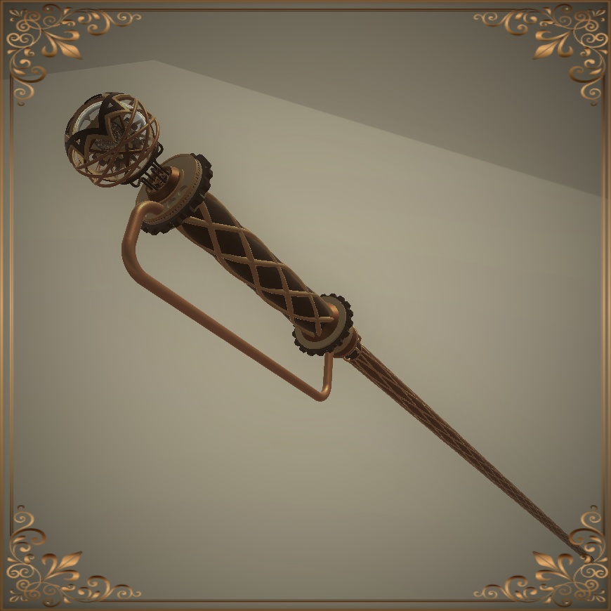 Steampunk combat cane (スチームパンク戦闘杖)