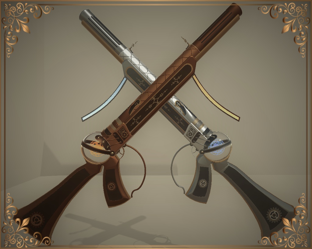 Steampunk Handcanon (スチームパンク短銃)