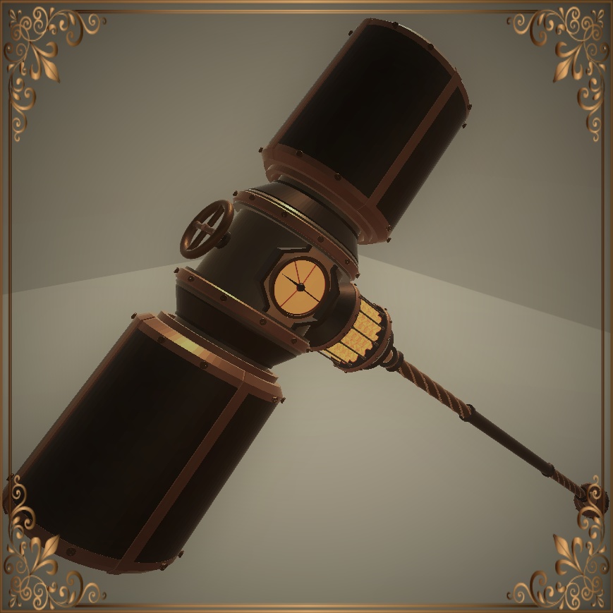 Steampunk Drillhammer (スチームパンクドリルハンマー)