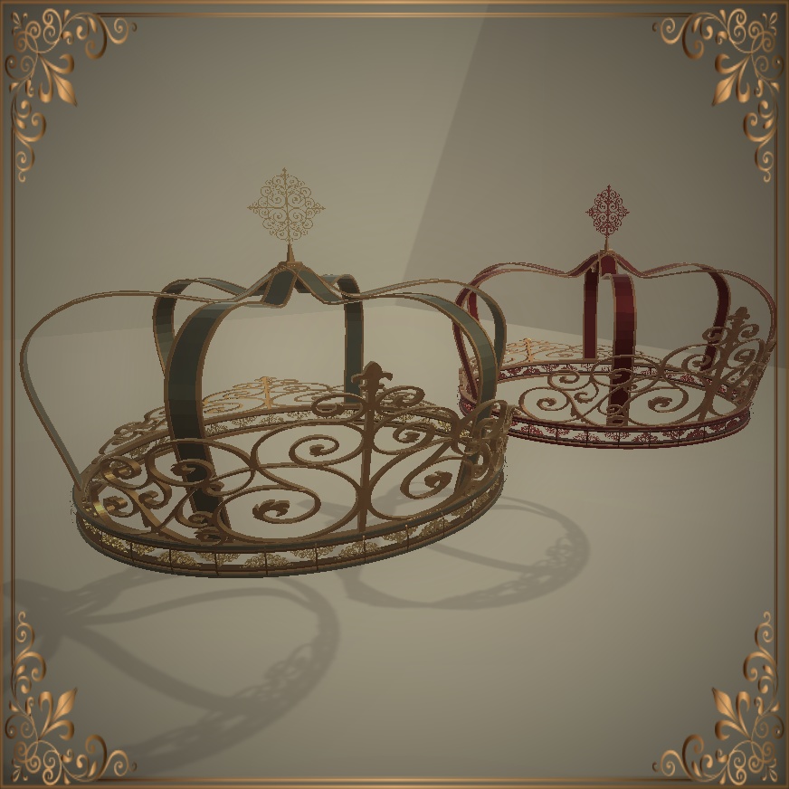 Fantasy style Great Sword and the Crown 「type: Gladius」 (ファンタジー風大剣と王冠【タイプ:グラディウス」)