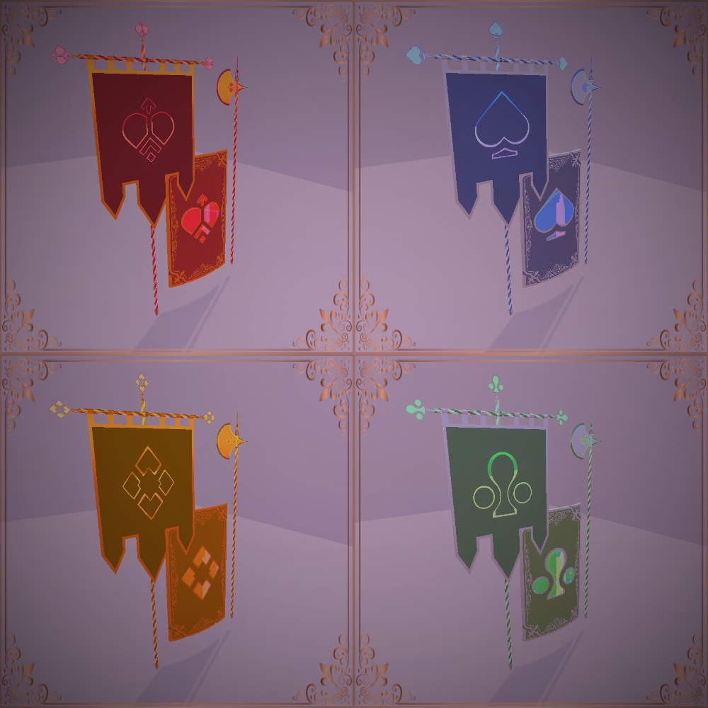 Trump Set in Wonderland (不思議の国のトランプセットです)