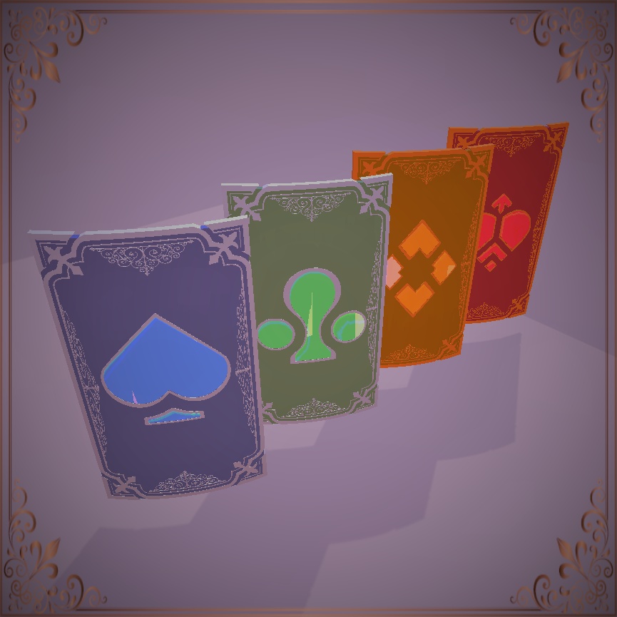 Trump Set in Wonderland (不思議の国のトランプセットです)