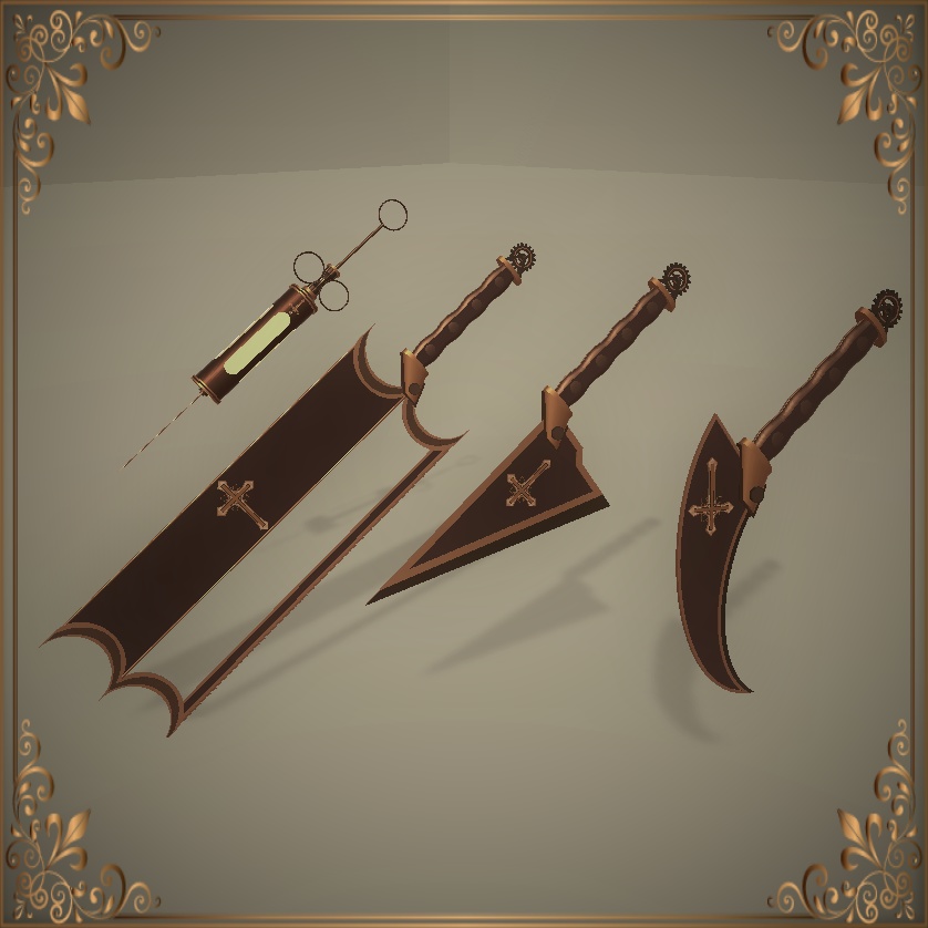 Steampunk plague doctor set (スチームパンクペストドクターセット)