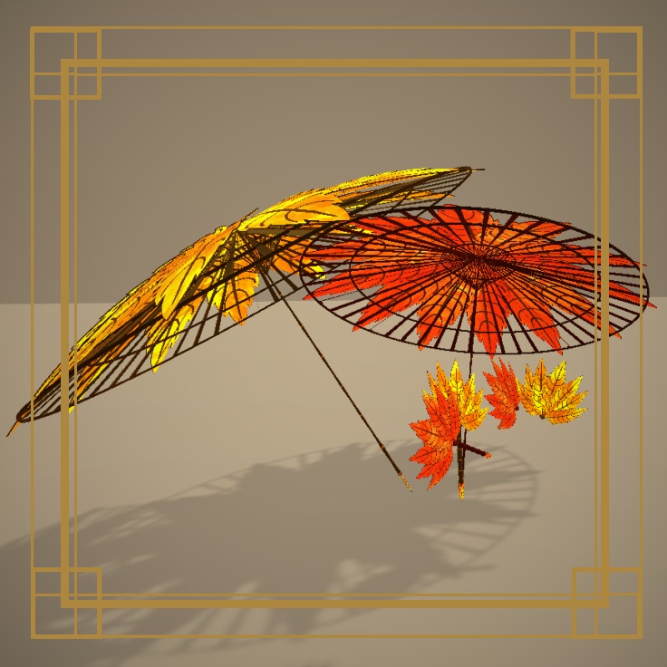 Autumn foliage tools (紅葉の道具)