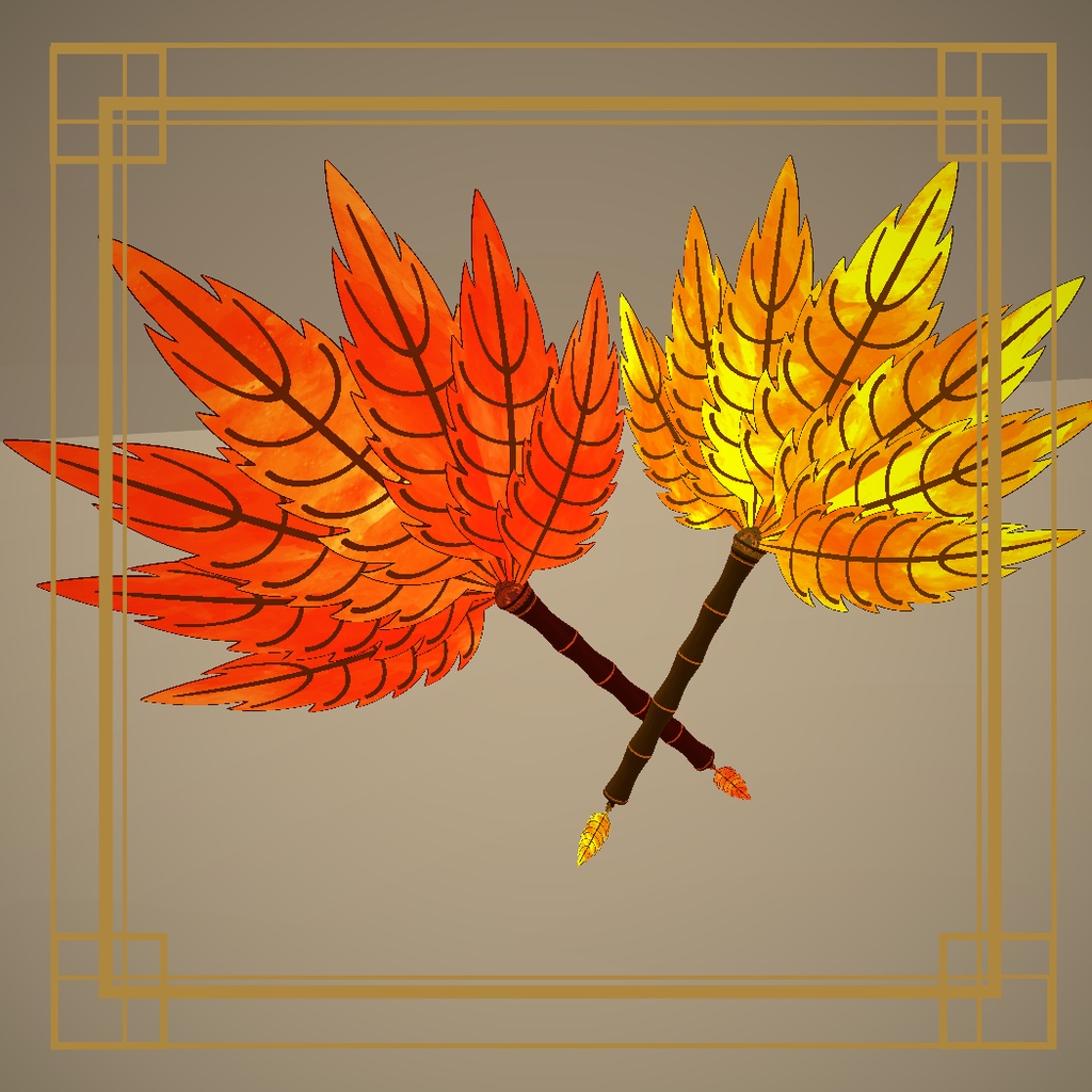Autumn foliage tools (紅葉の道具)