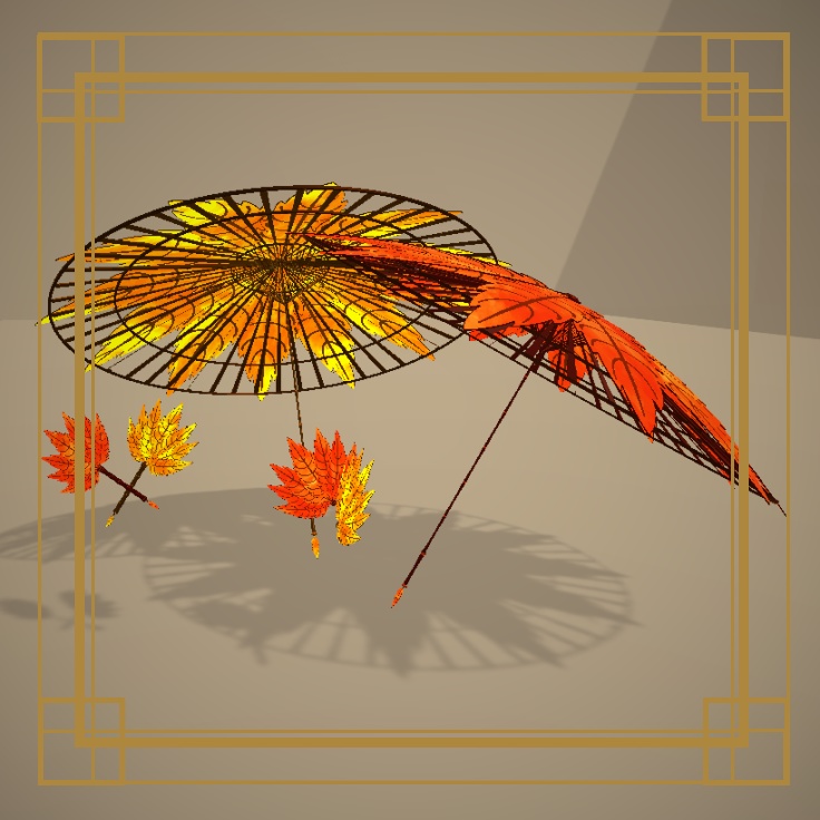 Autumn foliage tools (紅葉の道具)