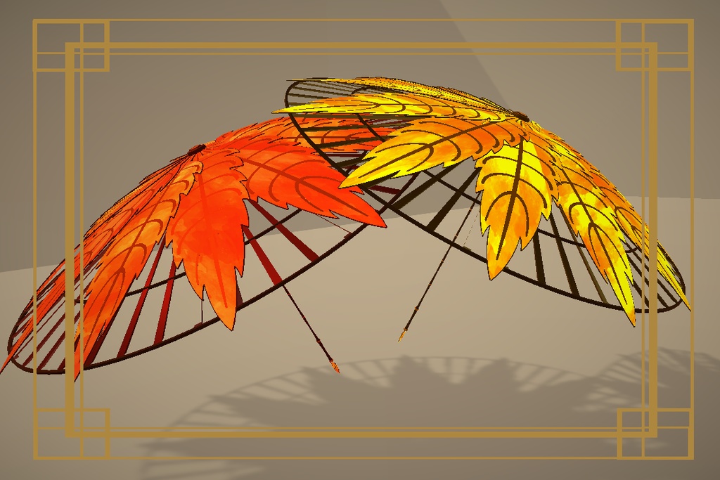 Autumn foliage tools (紅葉の道具)