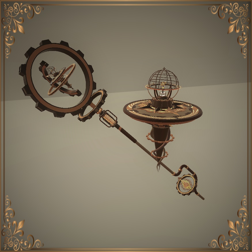 Steampunk celestial compass (スチームパンク天羅針)