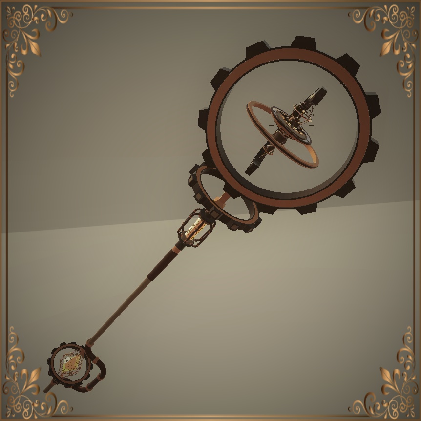 Steampunk celestial compass (スチームパンク天羅針)
