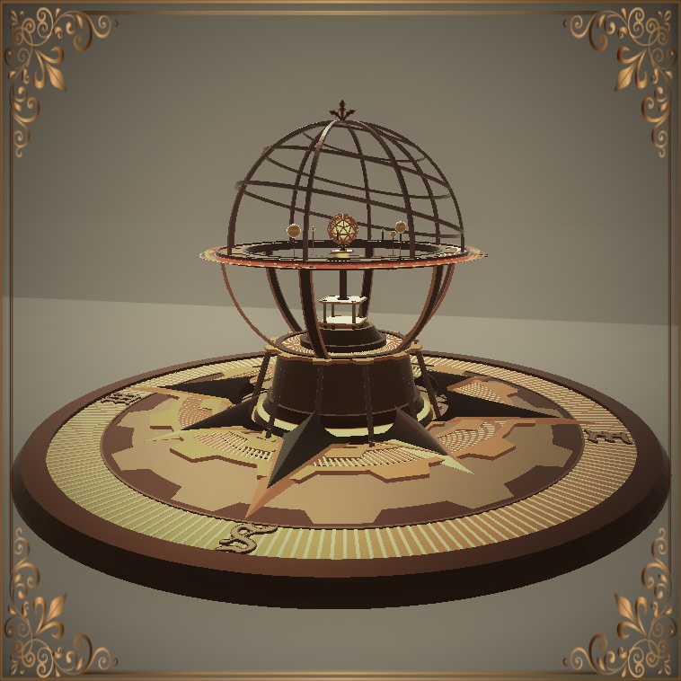 Steampunk celestial compass (スチームパンク天羅針)