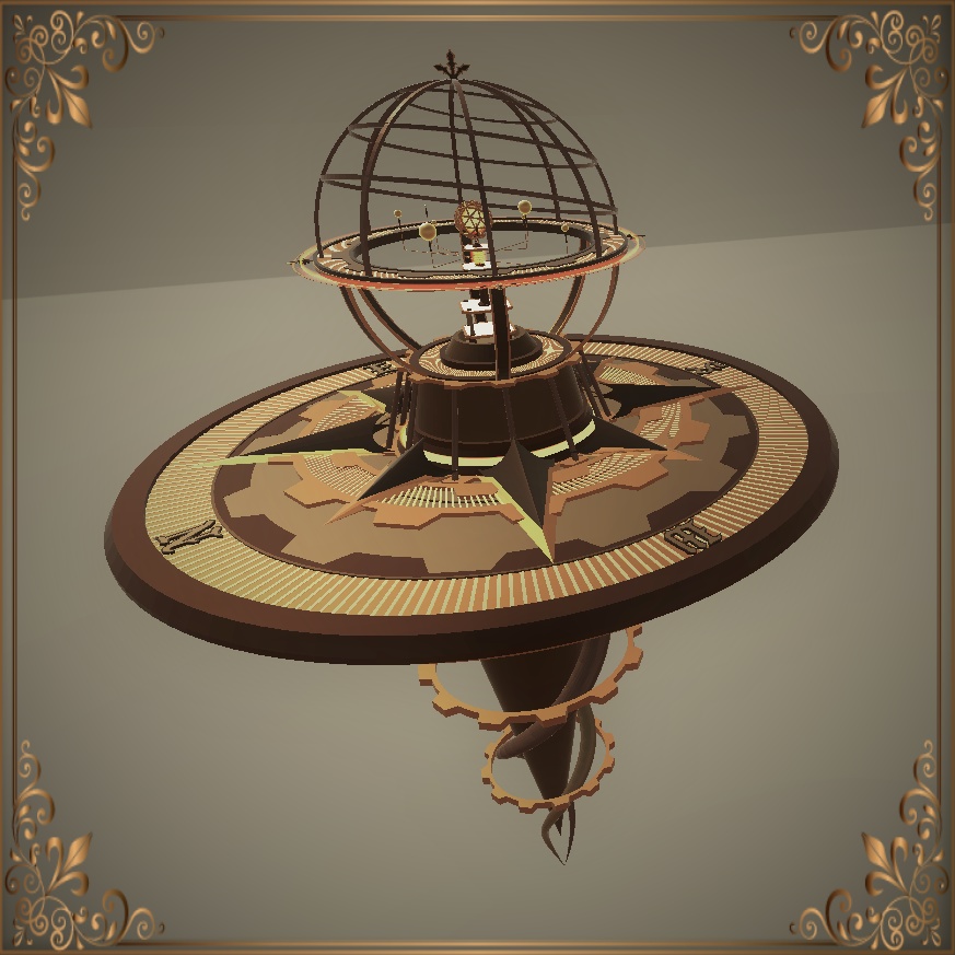 Steampunk celestial compass (スチームパンク天羅針)