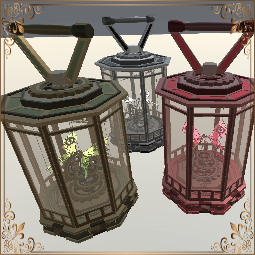 Steampunk Butterfly & Flower Cloche (スチームパンクバタフライ&フラワークローシュ)