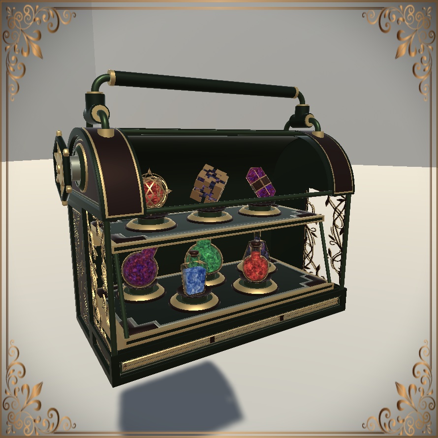 Steampunk herbalist's tools (スチームパンクハーブツール)