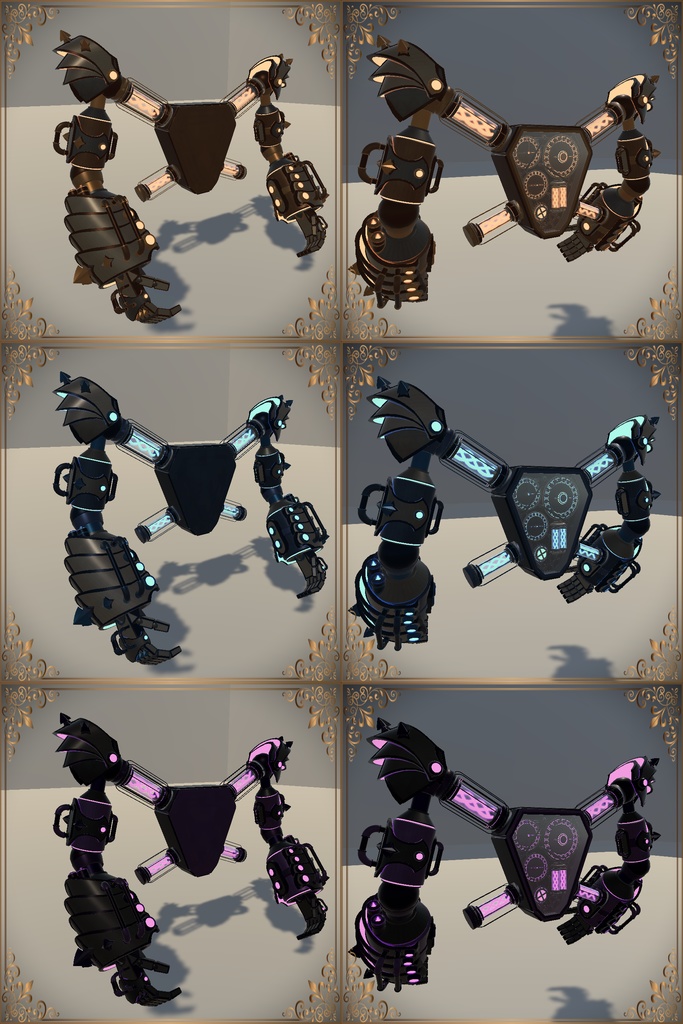 Steampunk Prosthetic arms (スチームパンク義手)