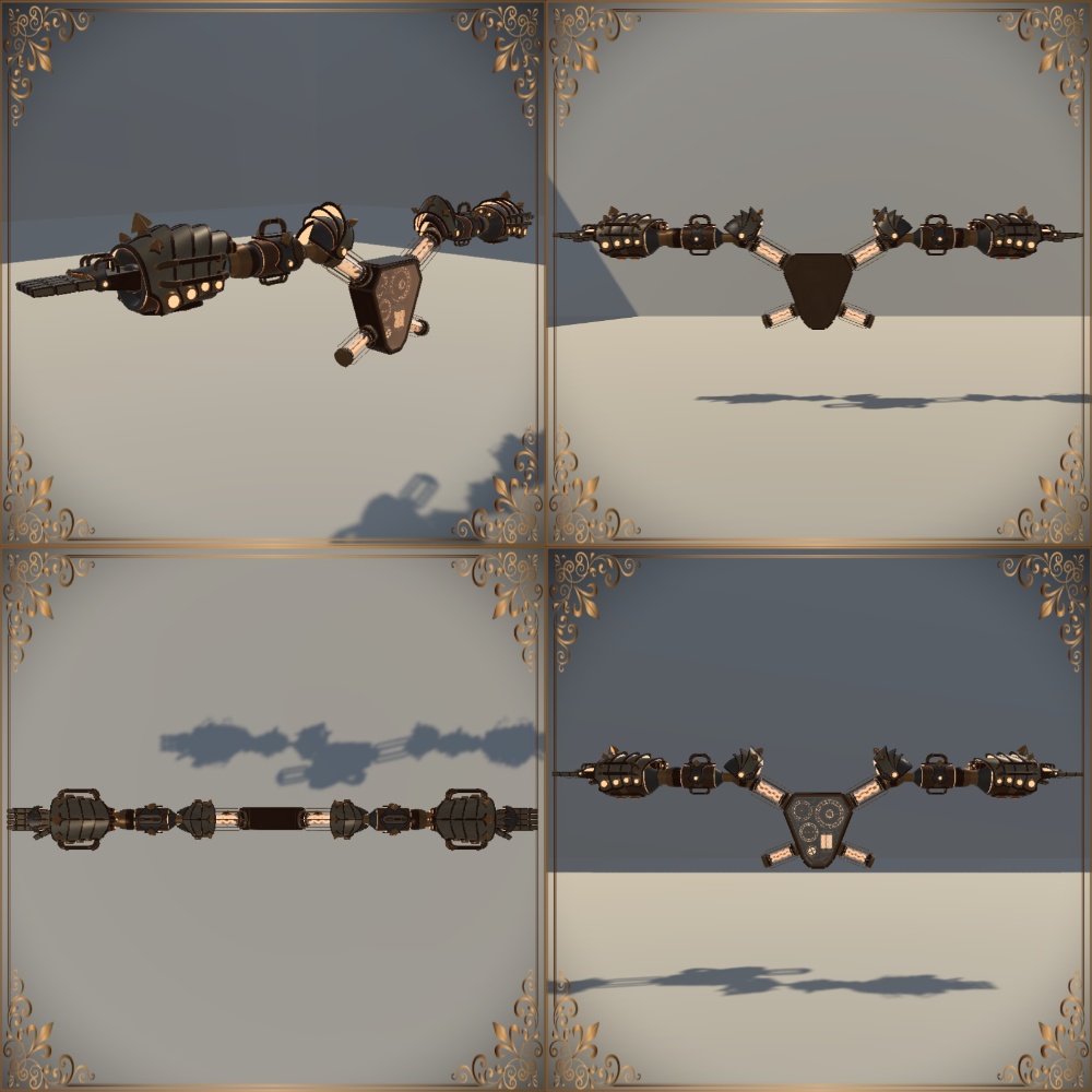 Steampunk Prosthetic arms (スチームパンク義手)