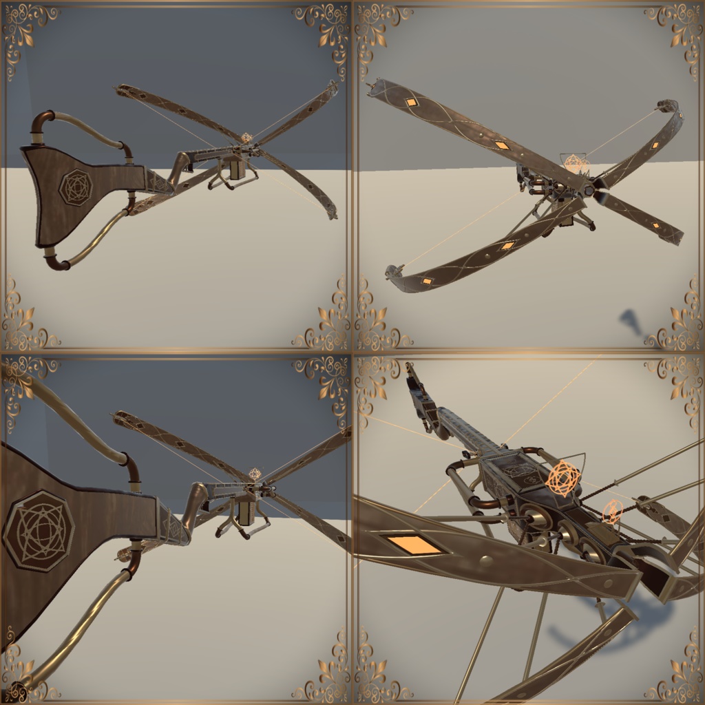 Steampunk Heavy Crossbow (スチームパンク大型弩)