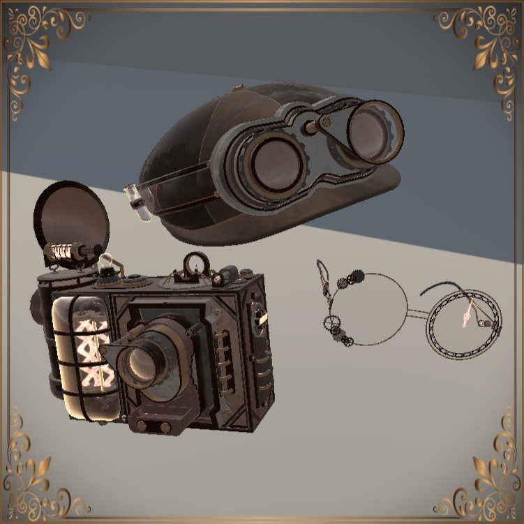 Steampunk photographer set (スチームパンクフォトグラファーセット)
