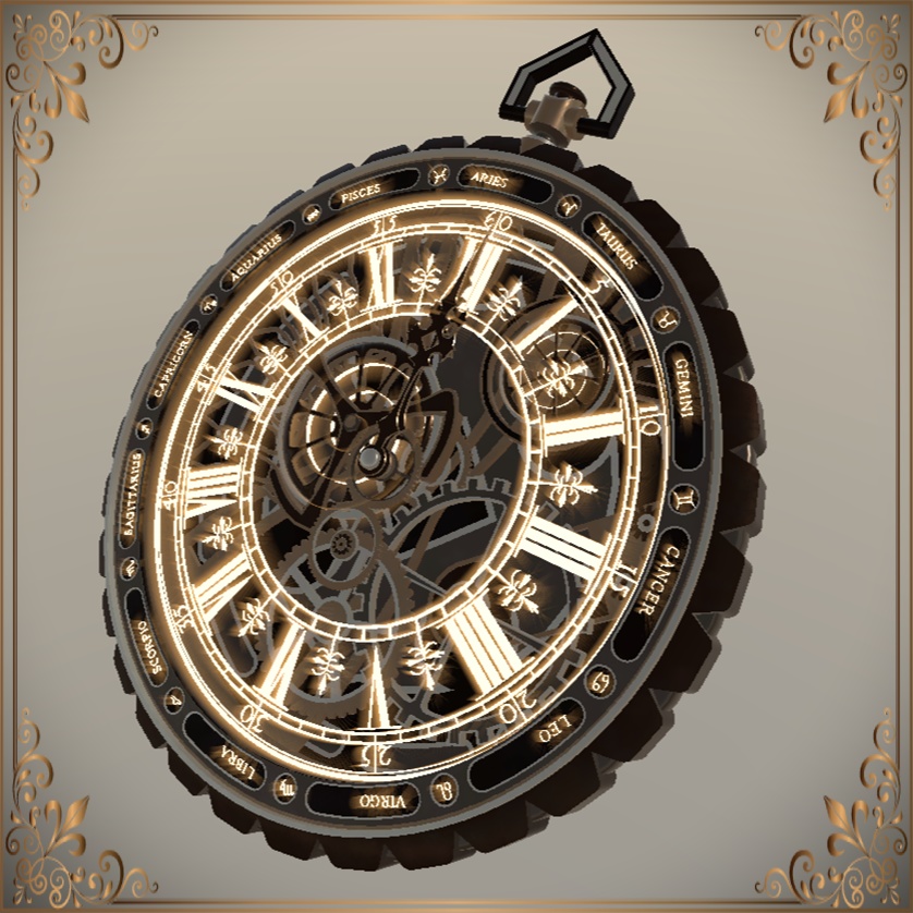 Steampunk watch set (スチームパンク時計セット)