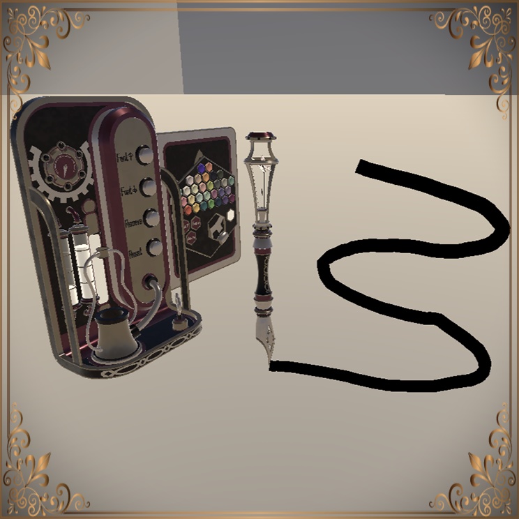 Steampunk fountain QVpen (スチームパンクQVみ鉛筆)