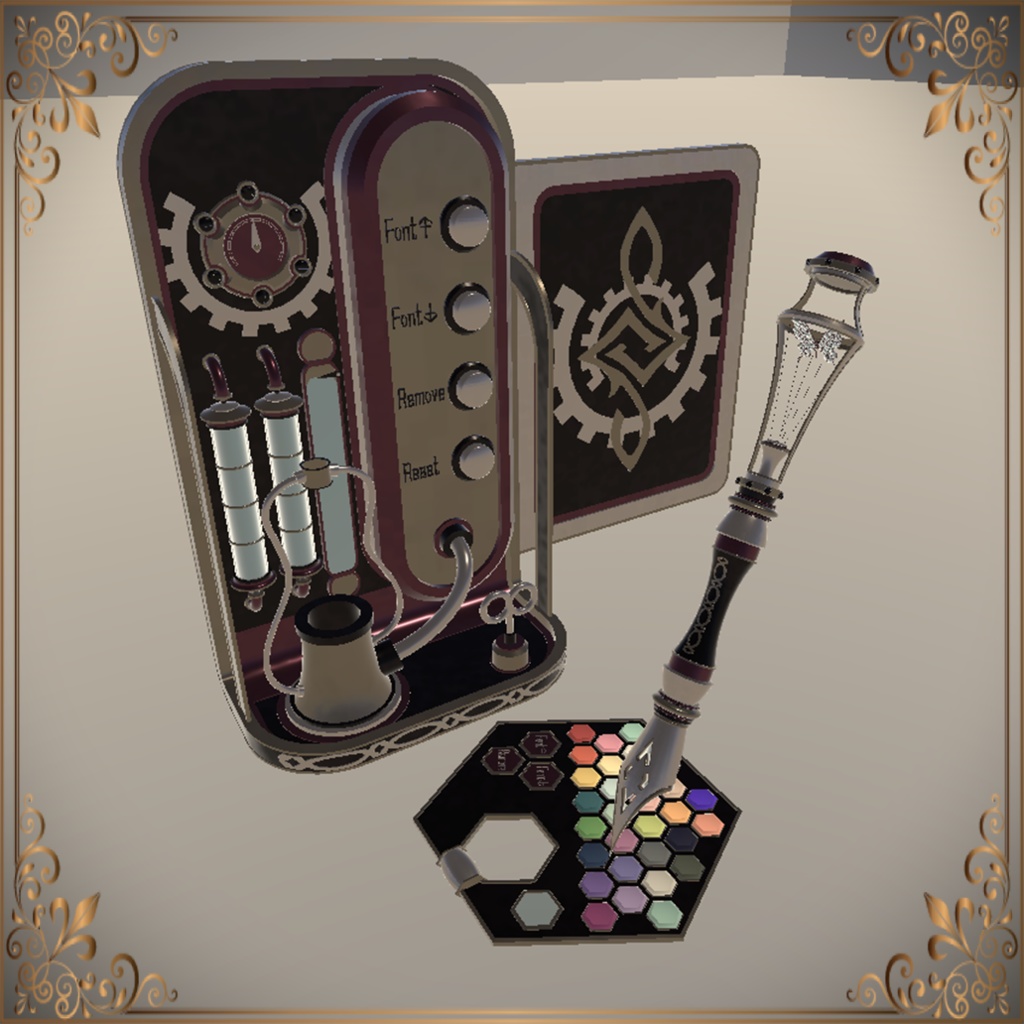 Steampunk fountain QVpen (スチームパンクQVみ鉛筆)