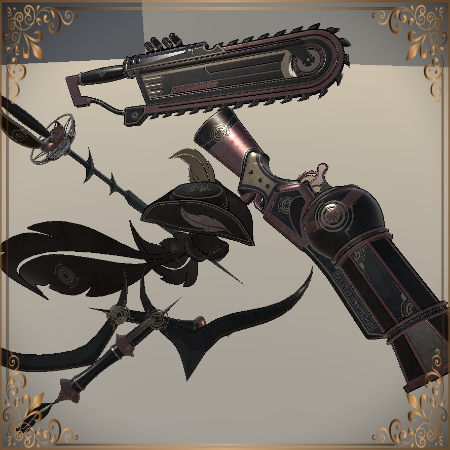 Steampunk Pursuer set (スチームパンク追跡者セット)