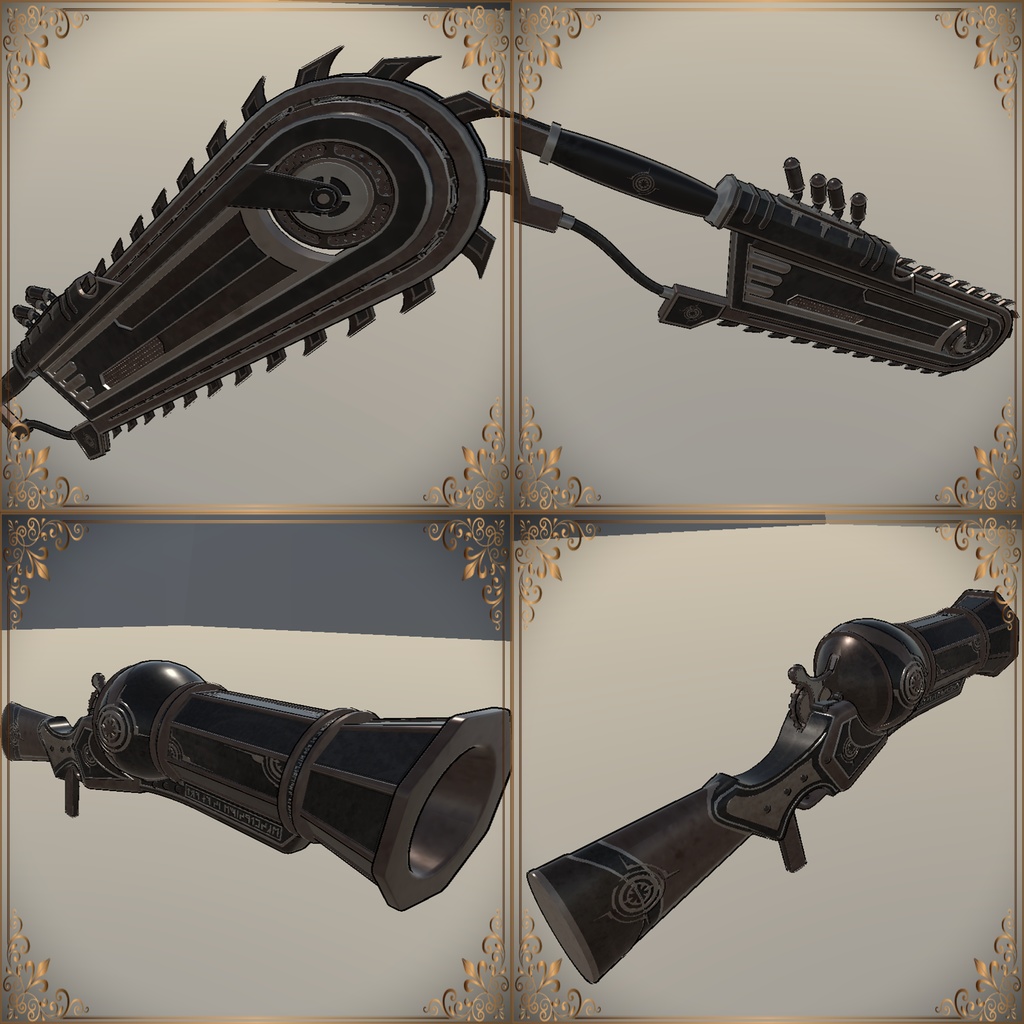 Steampunk Pursuer set (スチームパンク追跡者セット)