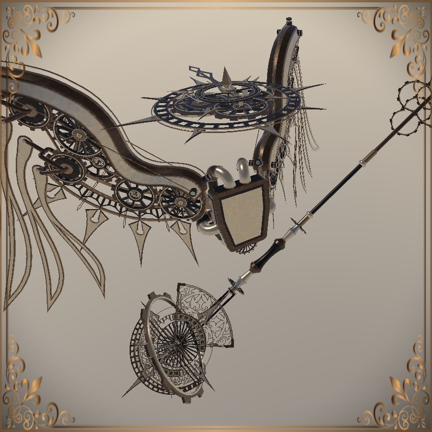 Steampunk wings set Ver.4 (スチームパンク翼セット Ver.4)