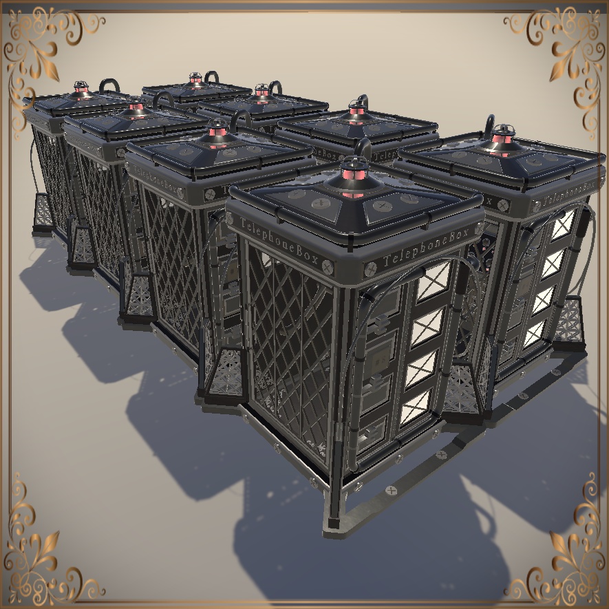 Steampunk Telephone Box (スチームパンク電話ボックス)