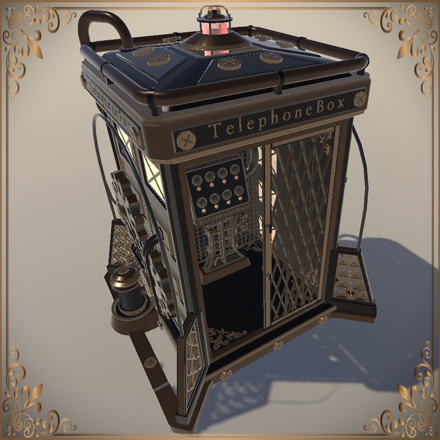Steampunk Telephone Box (スチームパンク電話ボックス)