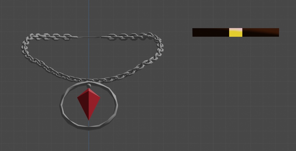 雑なチョーカーとネックレス