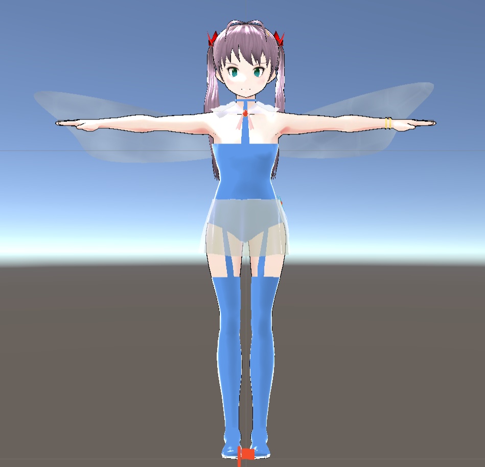 ありがちなフェアリー風衣装