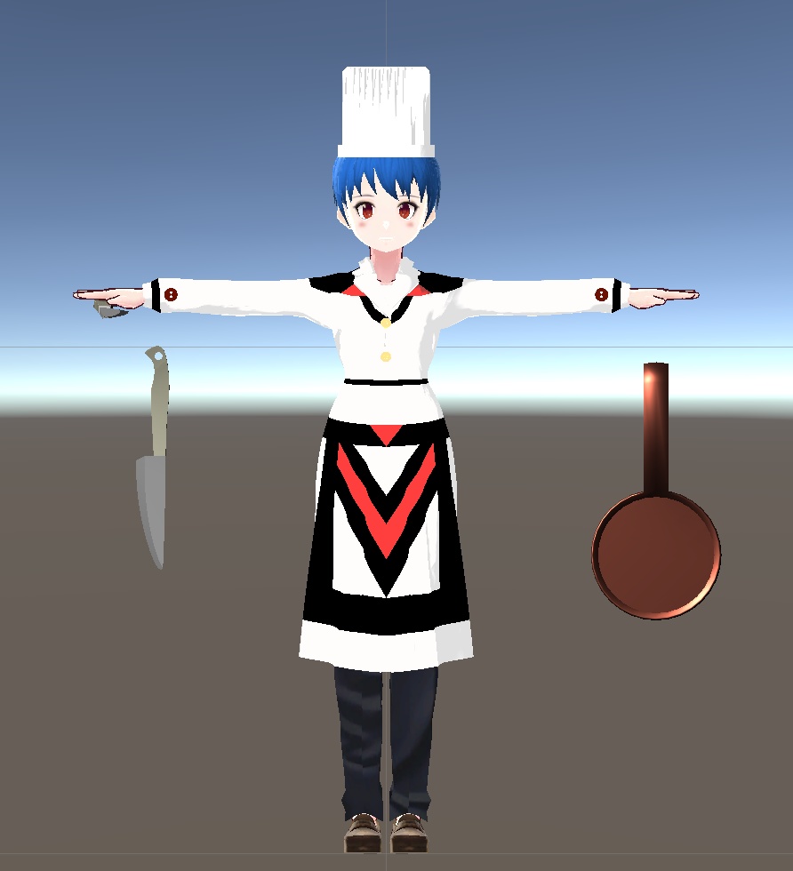 シェフっぽい子