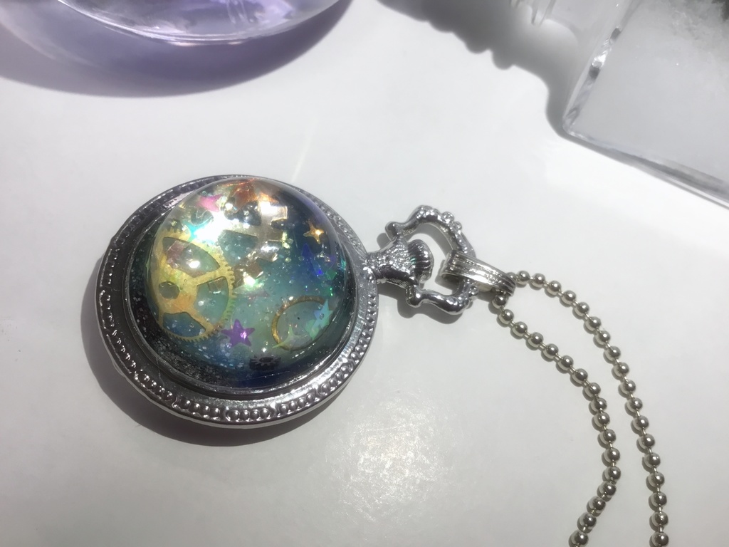きらきら宇宙の半球キーホルダー