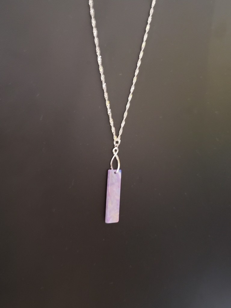 アクリルプレートネックレスA