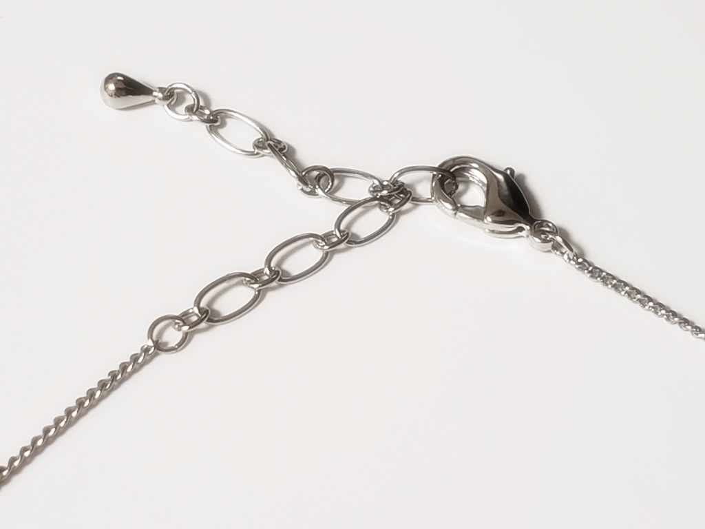 アクリルプレートネックレスB