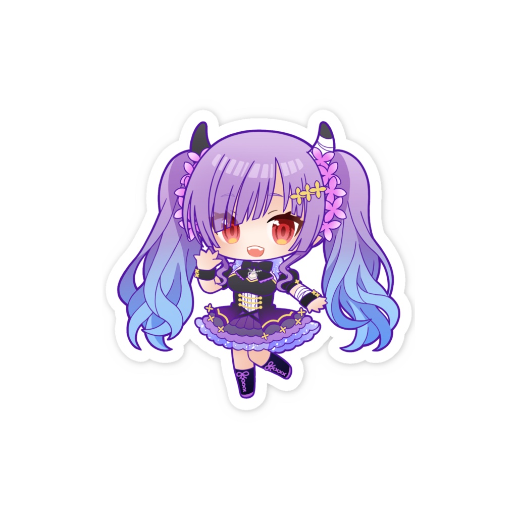 アイドル服スマホステッカー